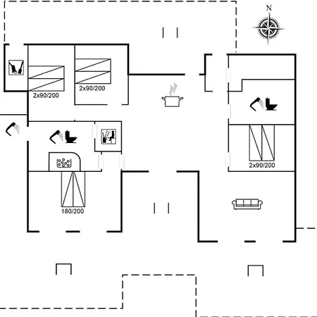 Lander - 20m From The Sea By Interhome * 哈泽斯莱乌